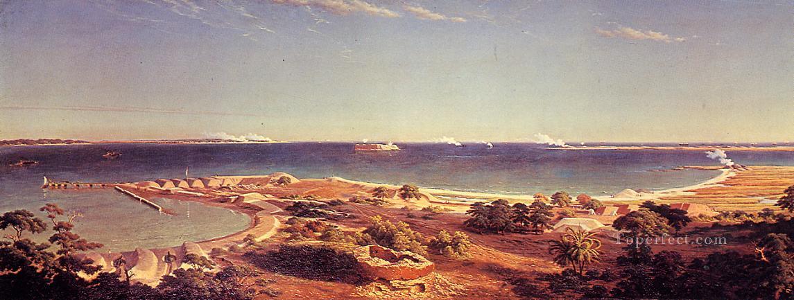 The Bombardment of Fort Sumter Albert Bierstadt Oil Paintings